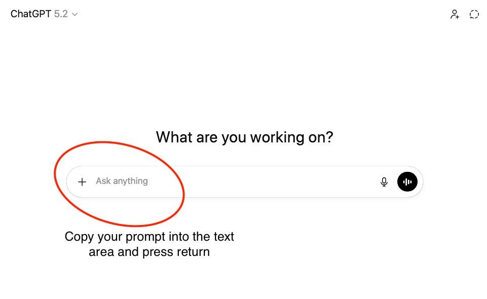 chatgpt AI example